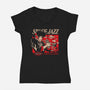 Space Jazz-Womens-V-Neck-Tee-ilustrata