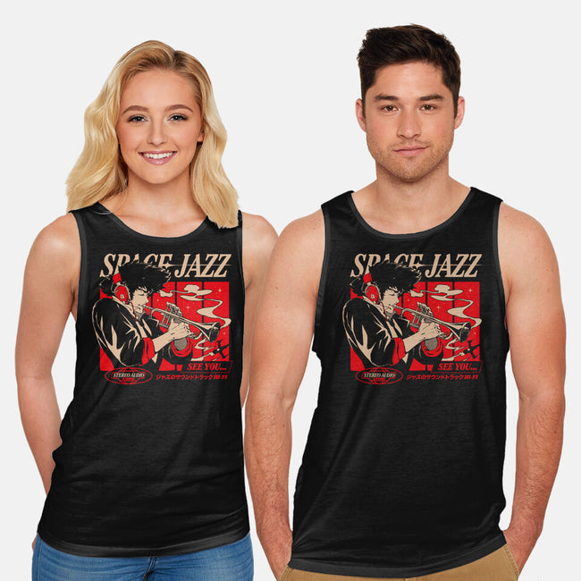 Space Jazz-Unisex-Basic-Tank-ilustrata