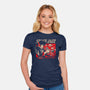 Space Jazz-Womens-Fitted-Tee-ilustrata