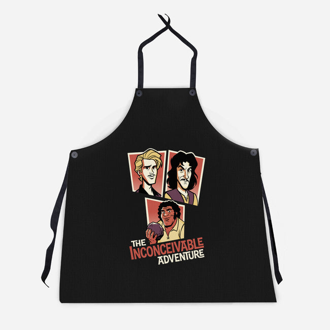 Inconceivable Adventure-Unisex-Kitchen-Apron-P1yu5h