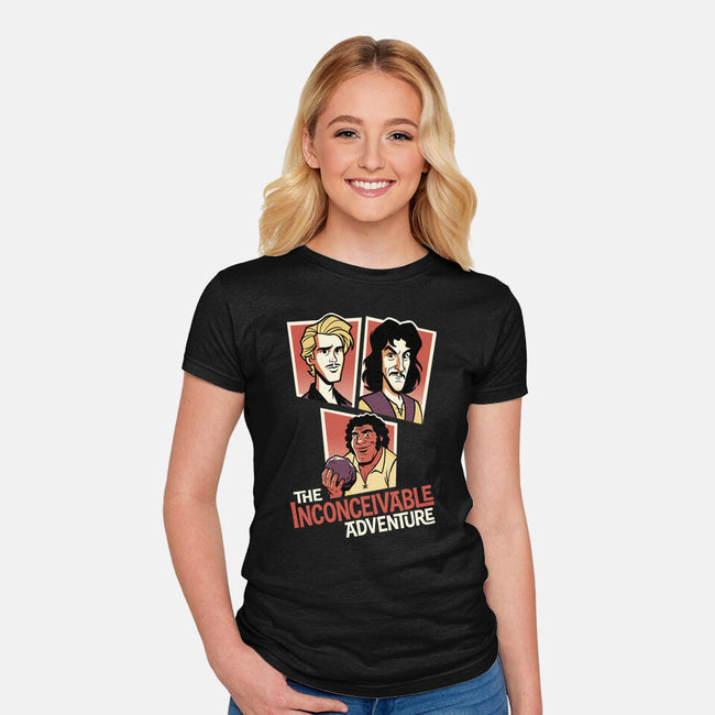 Inconceivable Adventure-Womens-Fitted-Tee-P1yu5h