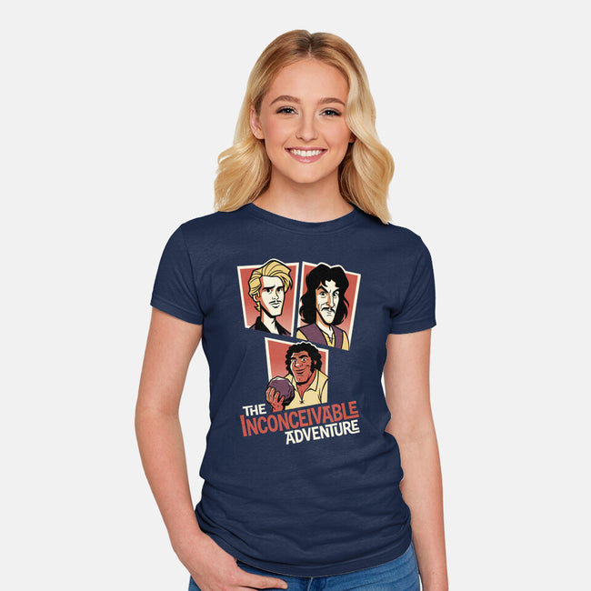 Inconceivable Adventure-Womens-Fitted-Tee-P1yu5h