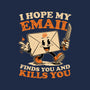 Ironic Work Email-Mens-Basic-Tee-Studio Mootant
