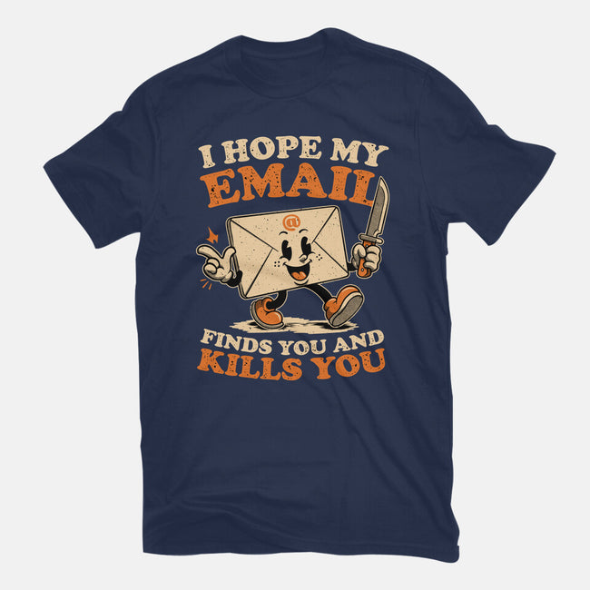 Ironic Work Email-Mens-Basic-Tee-Studio Mootant