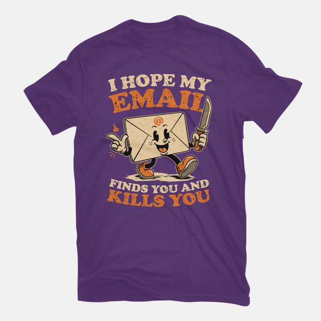 Ironic Work Email-Mens-Basic-Tee-Studio Mootant