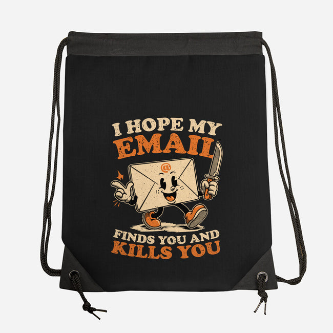 Ironic Work Email-None-Drawstring-Bag-Studio Mootant