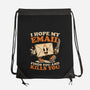 Ironic Work Email-None-Drawstring-Bag-Studio Mootant