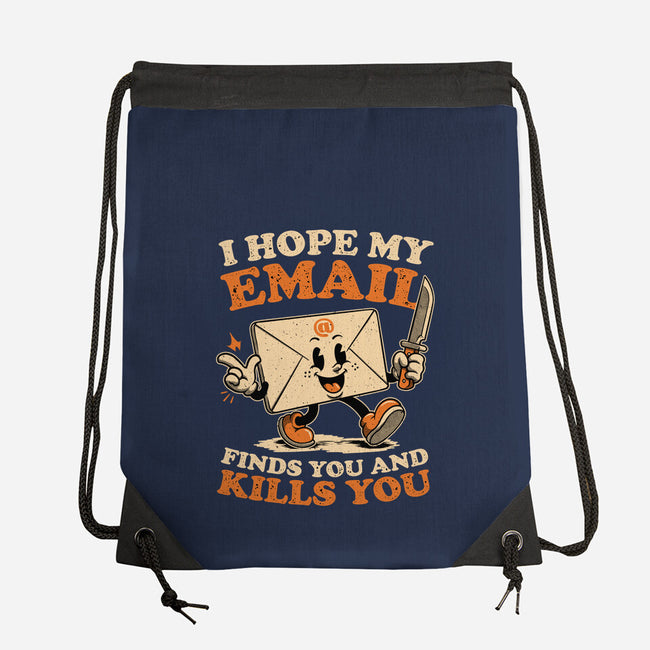 Ironic Work Email-None-Drawstring-Bag-Studio Mootant