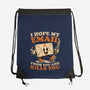 Ironic Work Email-None-Drawstring-Bag-Studio Mootant