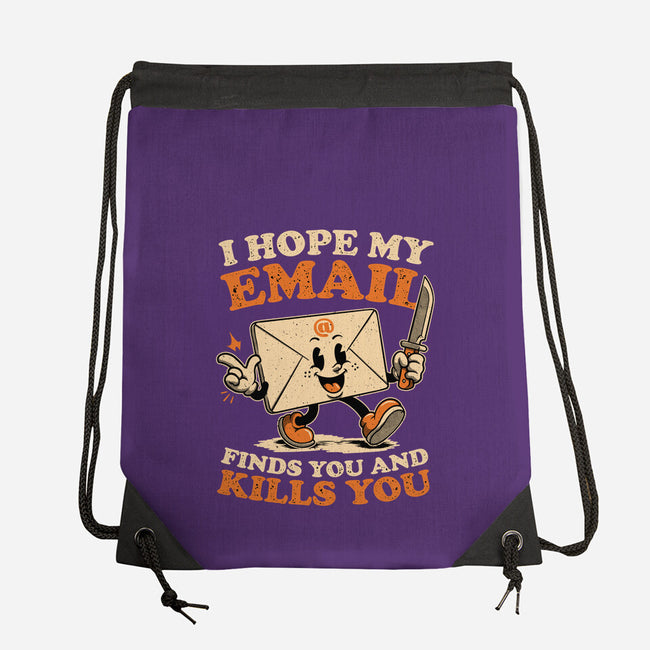 Ironic Work Email-None-Drawstring-Bag-Studio Mootant