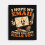 Ironic Work Email-None-Stretched-Canvas-Studio Mootant