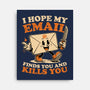 Ironic Work Email-None-Stretched-Canvas-Studio Mootant