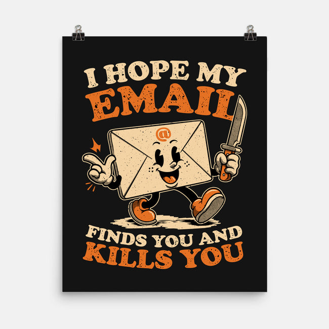 Ironic Work Email-None-Matte-Poster-Studio Mootant