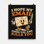 Ironic Work Email-None-Matte-Poster-Studio Mootant