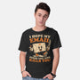 Ironic Work Email-Mens-Basic-Tee-Studio Mootant