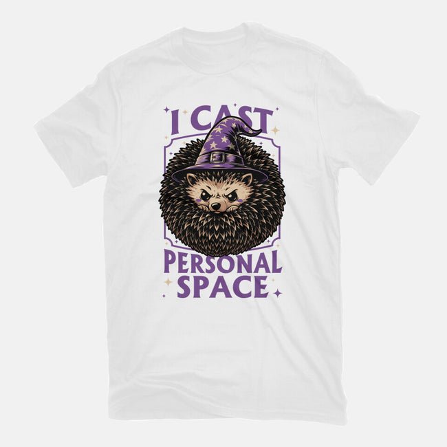 Hedgehog Wizard Magic-Womens-Fitted-Tee-Studio Mootant