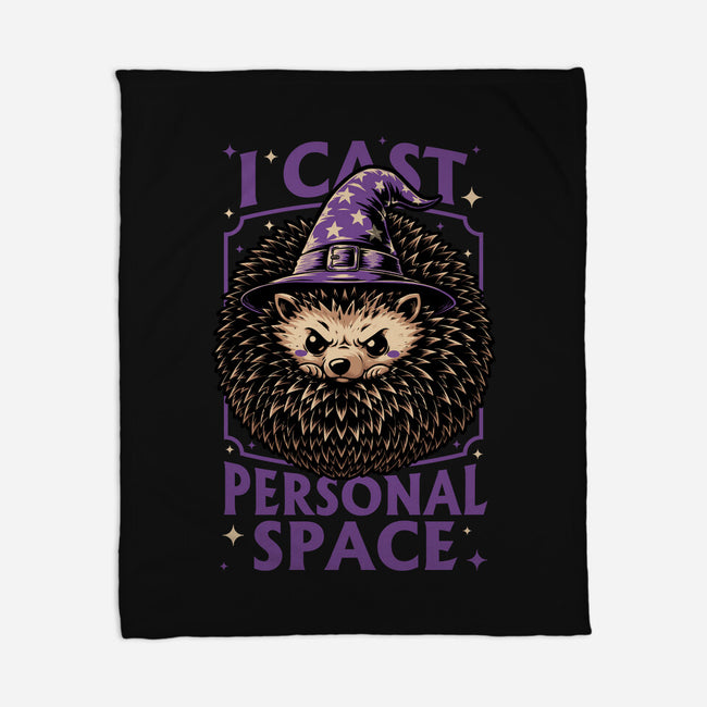 Hedgehog Wizard Magic-None-Fleece-Blanket-Studio Mootant