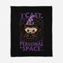 Hedgehog Wizard Magic-None-Fleece-Blanket-Studio Mootant