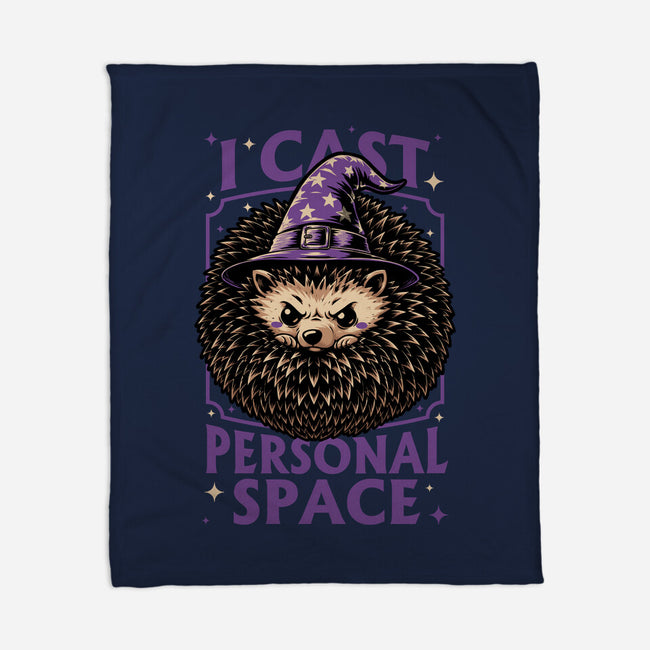 Hedgehog Wizard Magic-None-Fleece-Blanket-Studio Mootant