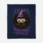 Hedgehog Wizard Magic-None-Fleece-Blanket-Studio Mootant