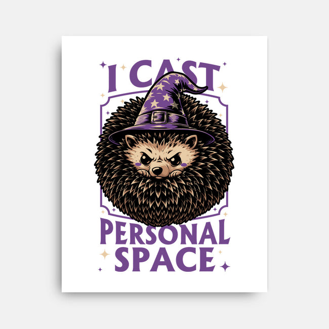 Hedgehog Wizard Magic-None-Stretched-Canvas-Studio Mootant