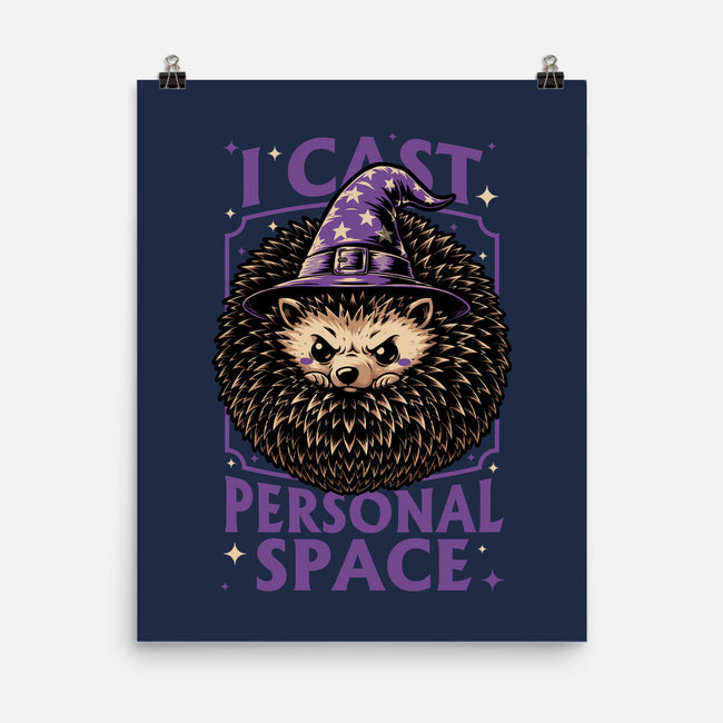 Hedgehog Wizard Magic-None-Matte-Poster-Studio Mootant