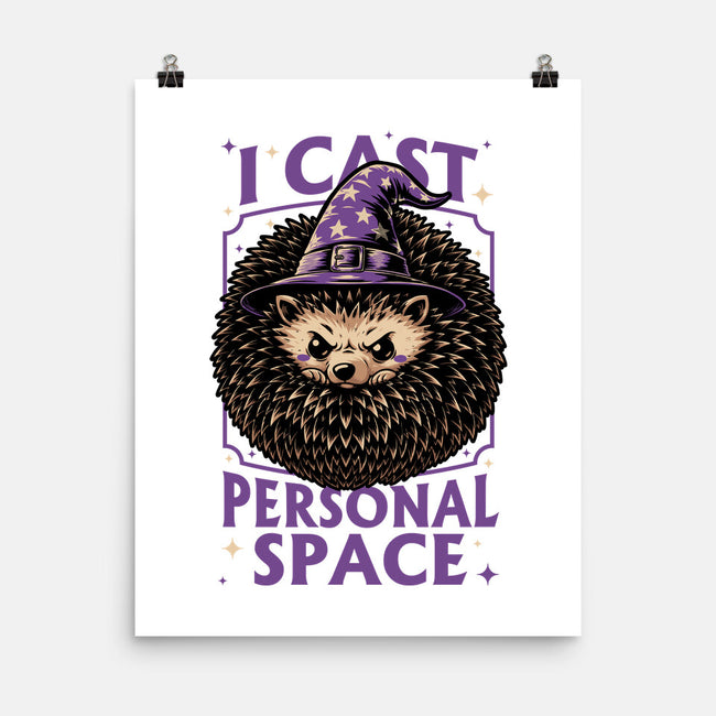 Hedgehog Wizard Magic-None-Matte-Poster-Studio Mootant