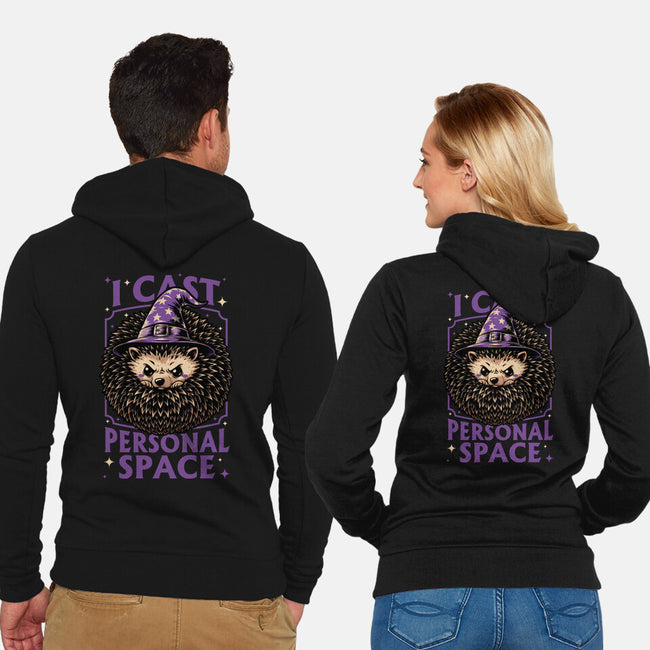 Hedgehog Wizard Magic-Unisex-Zip-Up-Sweatshirt-Studio Mootant