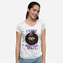 Hedgehog Wizard Magic-Womens-V-Neck-Tee-Studio Mootant