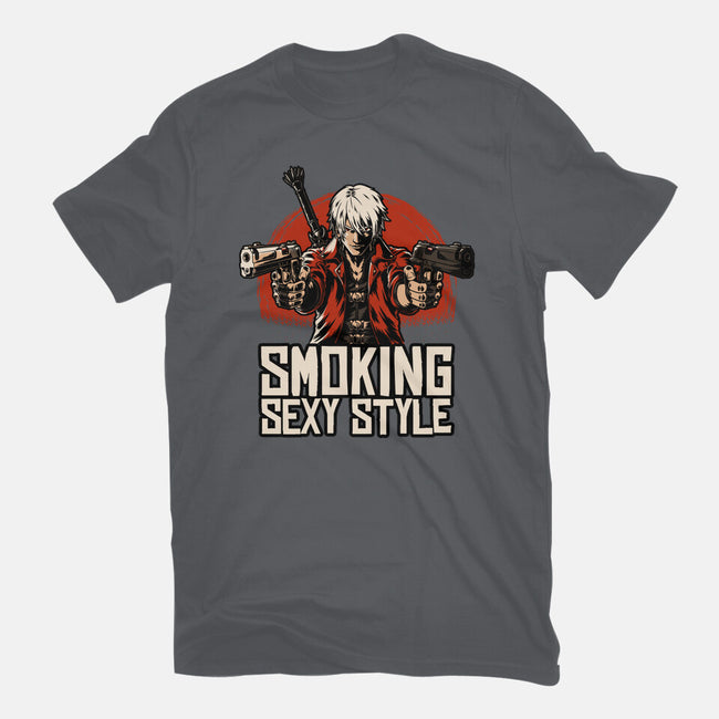 Devil Hunter Western-Unisex-Basic-Tee-Studio Mootant
