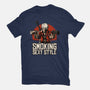 Devil Hunter Western-Unisex-Basic-Tee-Studio Mootant