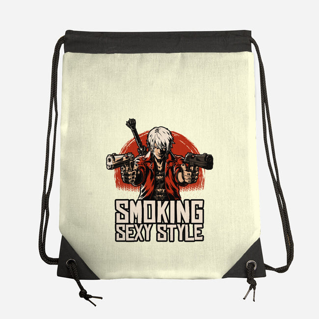 Devil Hunter Western-None-Drawstring-Bag-Studio Mootant