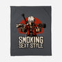Devil Hunter Western-None-Fleece-Blanket-Studio Mootant