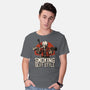 Devil Hunter Western-Mens-Basic-Tee-Studio Mootant