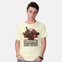 Devil Hunter Western-Mens-Basic-Tee-Studio Mootant