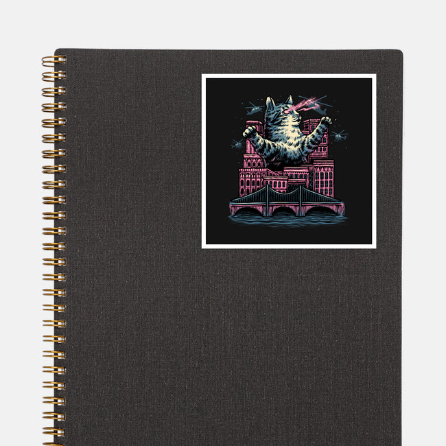 Attack Of The Furry Beast-None-Glossy-Sticker-glitchygorilla