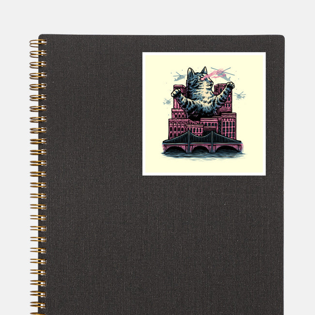 Attack Of The Furry Beast-None-Glossy-Sticker-glitchygorilla