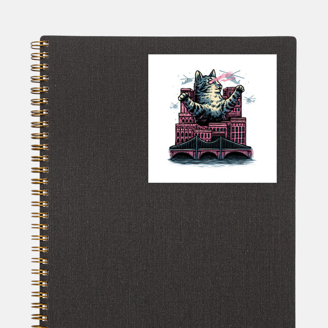 Attack Of The Furry Beast-None-Glossy-Sticker-glitchygorilla