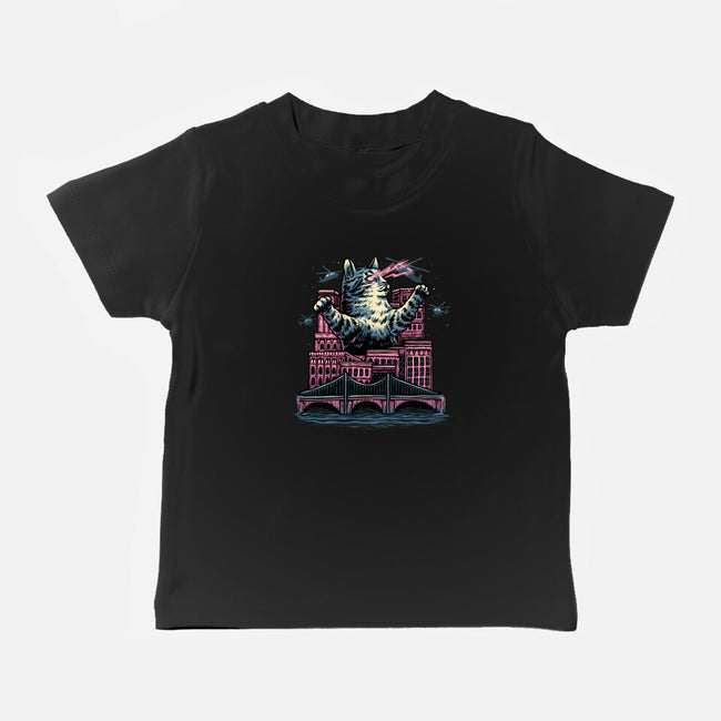 Attack Of The Furry Beast-Baby-Basic-Tee-glitchygorilla