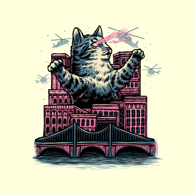 Attack Of The Furry Beast-None-Basic Tote-Bag-glitchygorilla