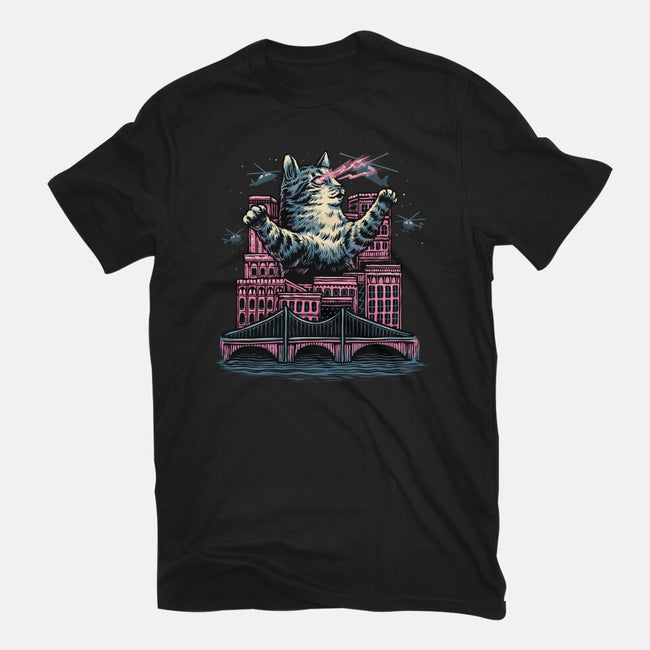 Attack Of The Furry Beast-Mens-Basic-Tee-glitchygorilla