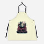 Attack Of The Furry Beast-Unisex-Kitchen-Apron-glitchygorilla