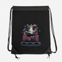 Attack Of The Furry Beast-None-Drawstring-Bag-glitchygorilla