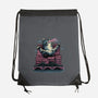 Attack Of The Furry Beast-None-Drawstring-Bag-glitchygorilla