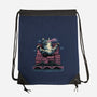 Attack Of The Furry Beast-None-Drawstring-Bag-glitchygorilla