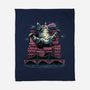 Attack Of The Furry Beast-None-Fleece-Blanket-glitchygorilla
