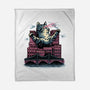 Attack Of The Furry Beast-None-Fleece-Blanket-glitchygorilla