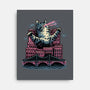 Attack Of The Furry Beast-None-Stretched-Canvas-glitchygorilla