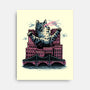 Attack Of The Furry Beast-None-Stretched-Canvas-glitchygorilla