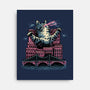 Attack Of The Furry Beast-None-Stretched-Canvas-glitchygorilla